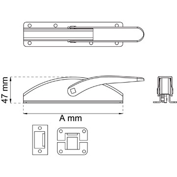 Habo GARAGEREGEL 901 EFZ 12 MM