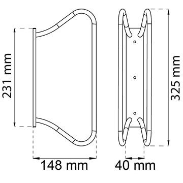 Habo CYKELSTÄLL 8511 EFZ 325 MM