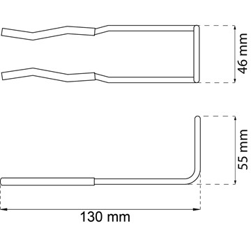 Habo DAMMSUGARSLANGSHÅLLARE 8512 EFZ 130 MM