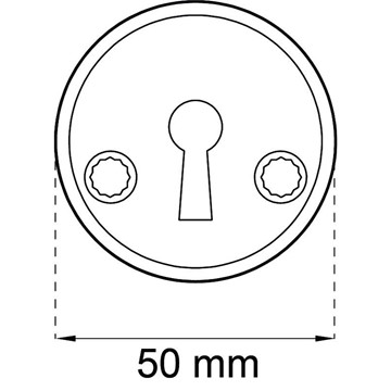 Habo NYCKELSKYLT 2991 M KROM SB