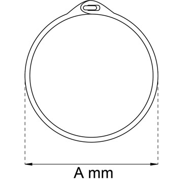 Habo FASTIGHETSSKÖTARRING 9920 Ø60 MM