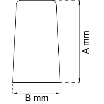 Habo DÖRRSTOPP 28 GRÅ 40MM SB