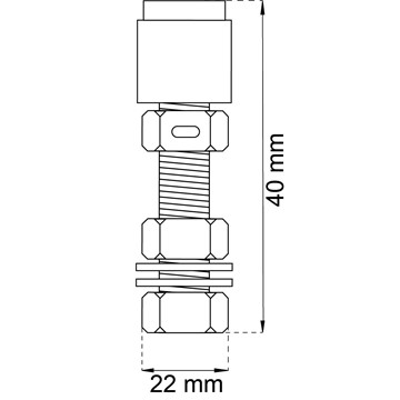 Habo BOTTENSTYRNINGSRULLE 6550 K-150/300