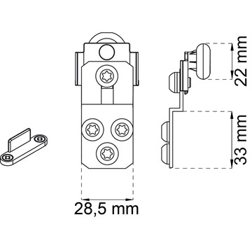 Habo BESLAGSSATS K-20 KG