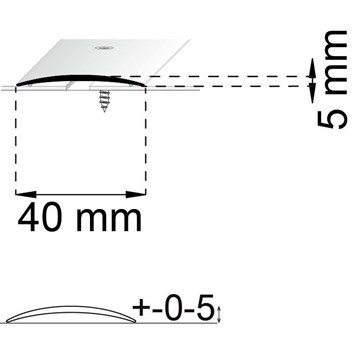 Habo SKARVLIST A13 SILVER 1000MM