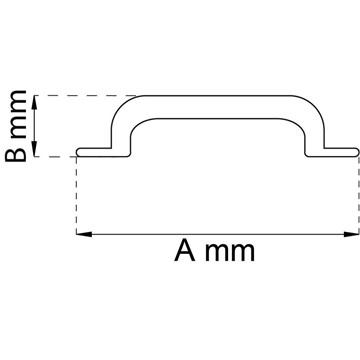 Habo DRAGHANDTAG 1405 NICKEL 200 MM SB