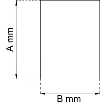 Habo BADRUMSSPEGEL SÄKERHETSFOLIE 60X80 MM