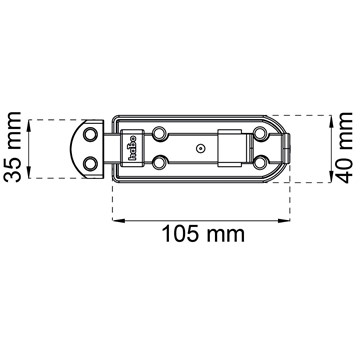 Habo SKJUTREGEL 105 EFZ 115 MM