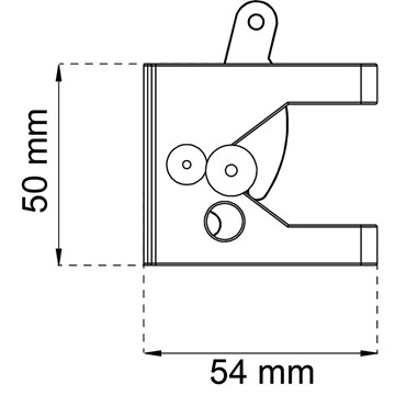 Habo GRINDKLINKA 49 LÅSBAR VFZ SB