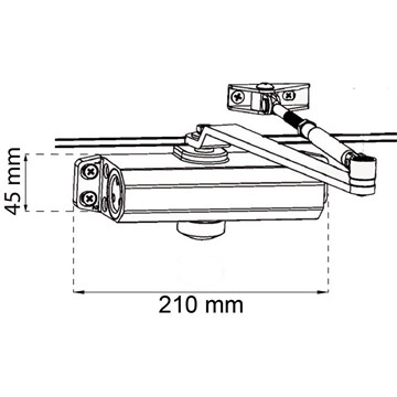 Habo DÖRRSTÄNGARE HABO DS 1604 ST