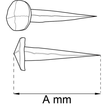 Habo DEKORSPIK SMIDE 75 MM 2 ST