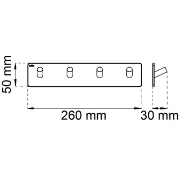 Habo 4-KROK EDGE P RF 50X260 MM SB