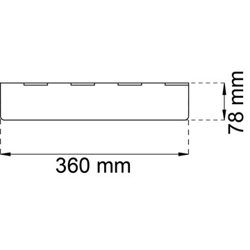 Habo BAKLUCKA 16 M MÄSS 78X360 MM