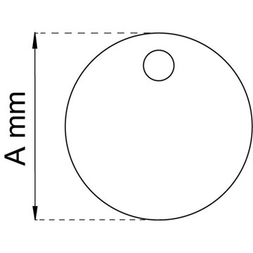 Habo NYCKELBRICKA 1 MÄSS Ø26 MM