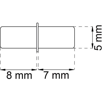 Habo HYLLBÄRARE 1763 EFZ Ø5 MM 8 ST