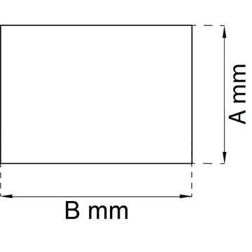 Habo FILTBIT 116 VIT 100X125 MM