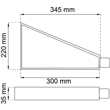 Habo DÖRRSTOPP 390 GALV