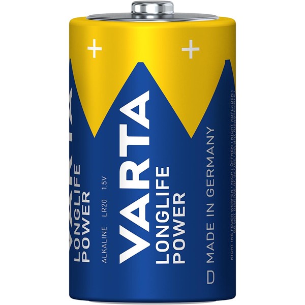 VARTA BATTERI VARTA LONGLIFE POWER ALKALISKT LR20/4920 D 1,5V