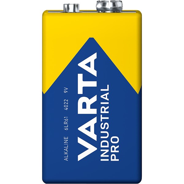 VARTA BATTERI VARTA INDUSTRIAL ALKALISKT 6LR61/4022 E 9V