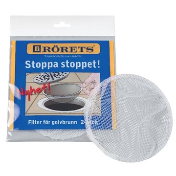 Rörets GOLVBRUNNSFILTER DIAM 15CM 2-PACK