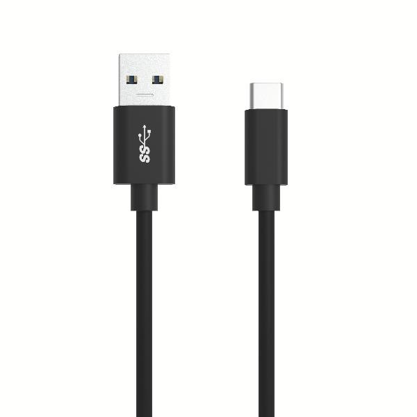 Ansmann LADDKABEL USB A USB C 1.2 M SVART