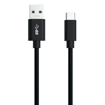 Ansmann LADDKABEL USB A USB C 2M SVART