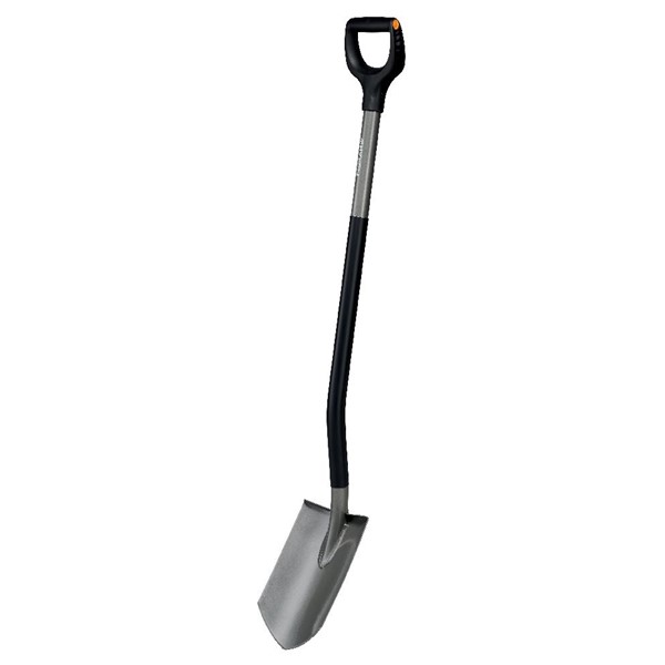 Fiskars SPADE ERGONOMIC SPETSIG GRÅ