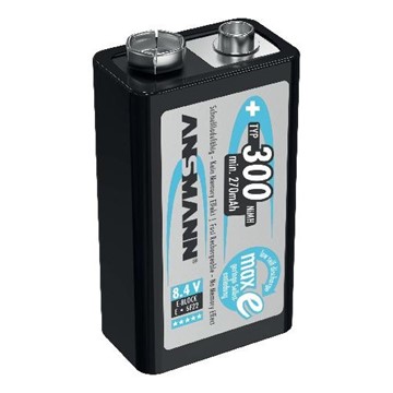 Ansmann BATTERI 9V 250MAH LADDBAR 1-PACK