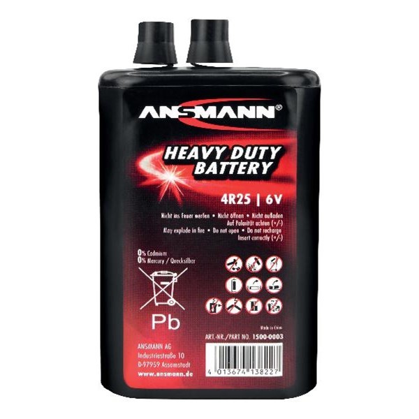 Ansmann BATTERI 4R25 6V 1-PAck