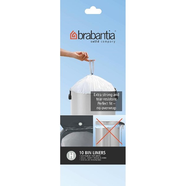 Brabantia AVFALLSPÅSAR STL H 40-50-60L 10ST