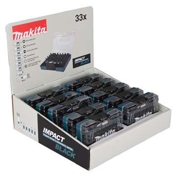 Makita BITSATS E-12441-10 MAKITA IMPACT BLACK DISPLAY 33X10ST