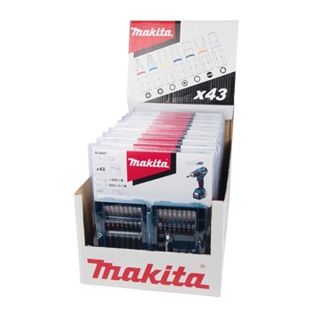 Makita BITSSATS 43 DELAR FÄRGKODADE