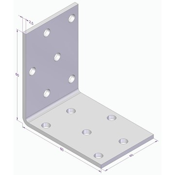 Essve SPIKPLÅTSVINKEL ESSVE CE 60X60X40X2,5