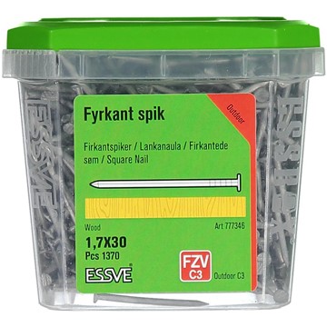 ESSVE SPIK FYRKANT FZV 1,7X30 1370ST