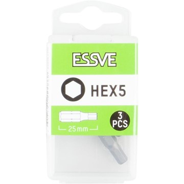 ESSVE BITS INSEX 5X25MM 3ST