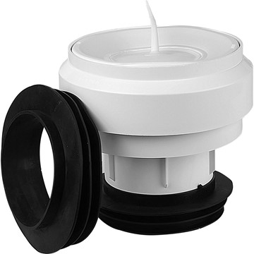 Faluplast WC-STOS RAK T PVC PP MA RÖR MUFF&SLÄTÄNDA 118MM 2316848