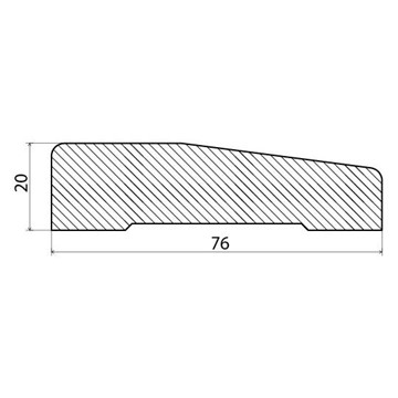 EHL Prolist SOCKELKLOSS SKREA FURU OBH 20X76X300 MM
